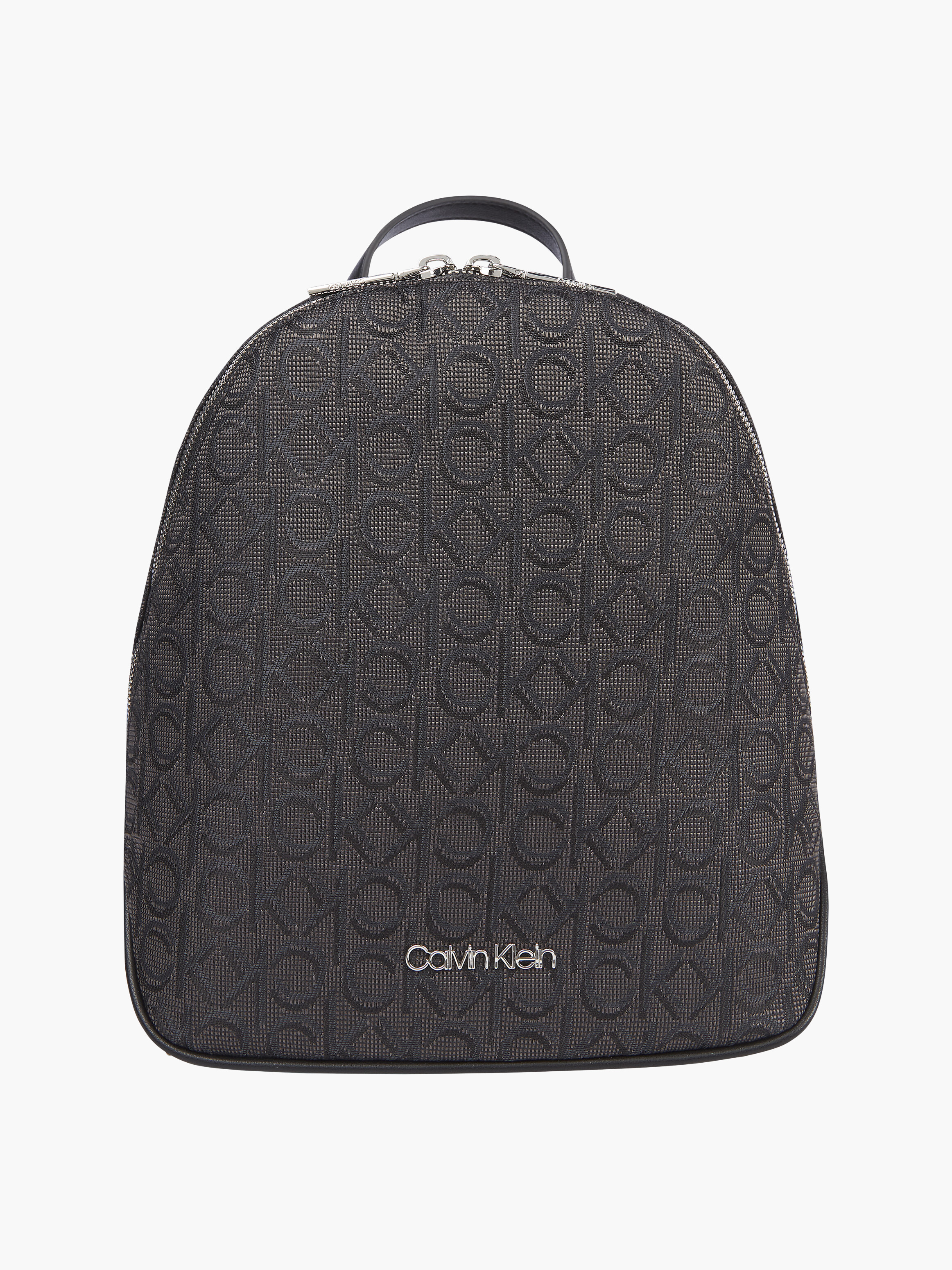 Small Round Logo Jacquard Backpack Bags Calvin Klein